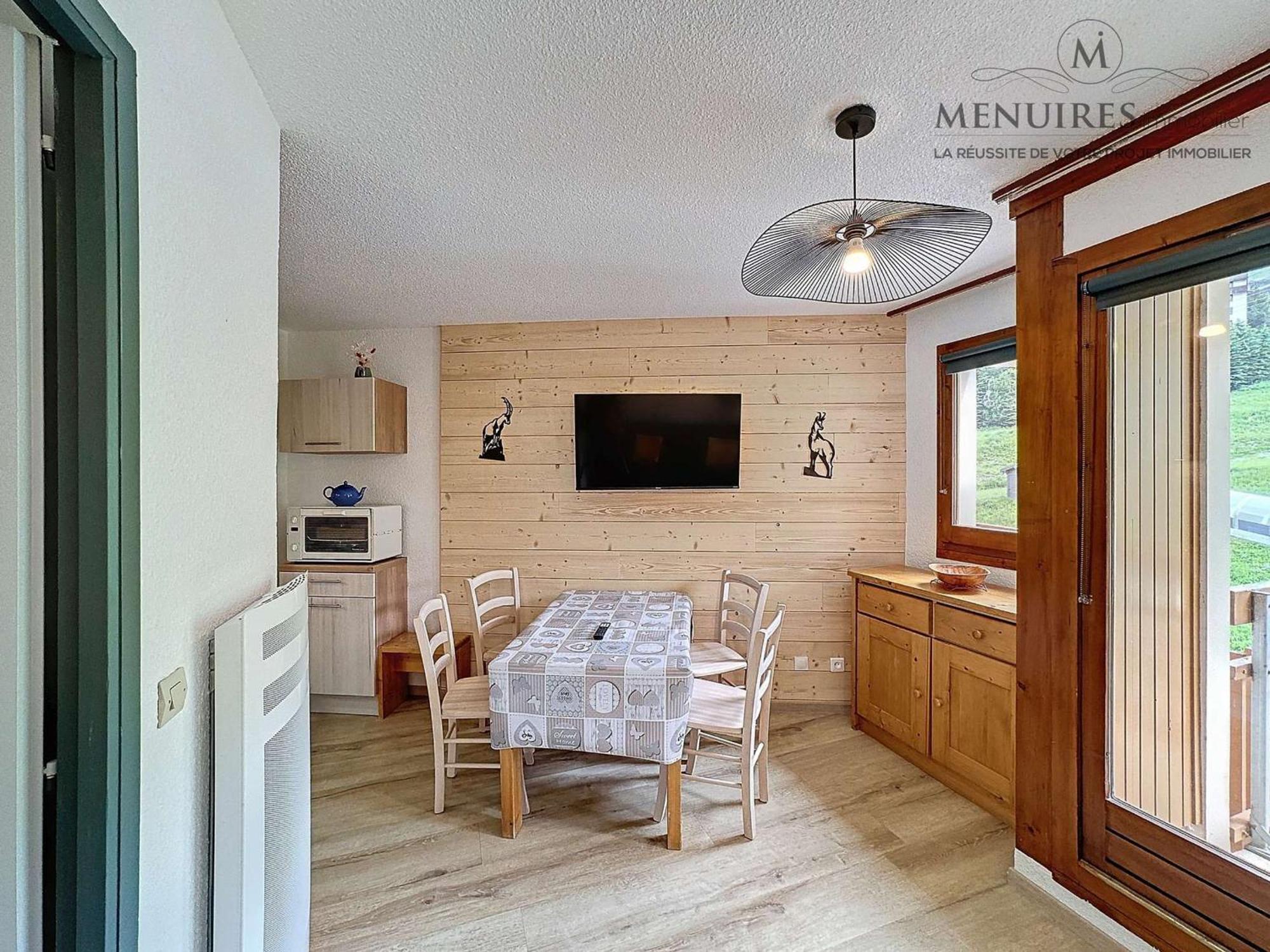 Studio + Cabine 4 Pers, 24M² - Les Bruyeres, Ski Aux Pieds, Residence Carlines II - Fr-1-178-106 Сен-Мартен-де-Бельвиль Экстерьер фото